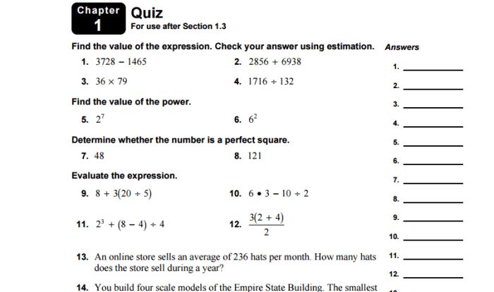 Big ideas math answers chapter 7