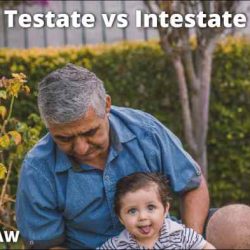 Difference between testate and intestate