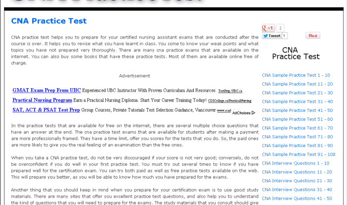 Promotion of safety cna practice test