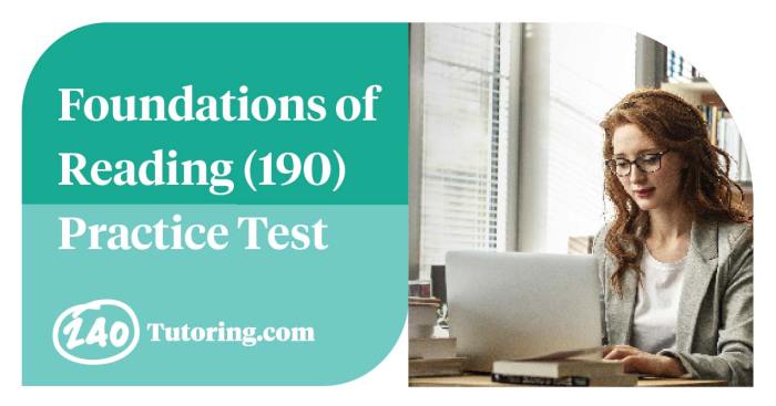 Foundations of reading practice test ct