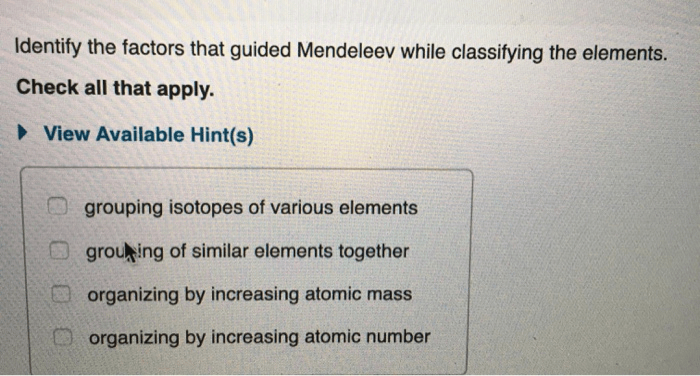 Mendeleev lab of 1869 answer key