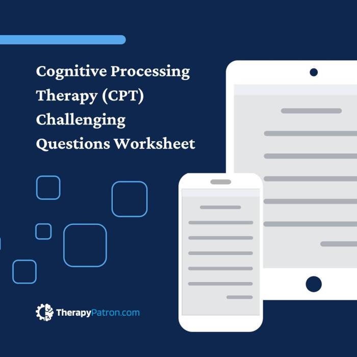 Challenging questions worksheet cognitive processing therapy