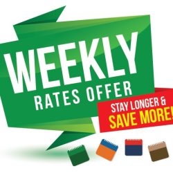 Offer low weekly rates on family-sized vehicles